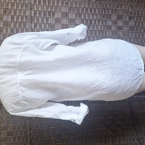 3/$20 Rosemarine Linen Long Sleeve Shirt, Sz Small - Picture 3 of 6